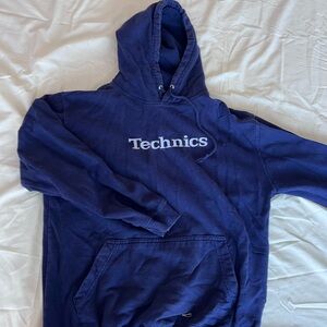 Technics Navy Hoodie